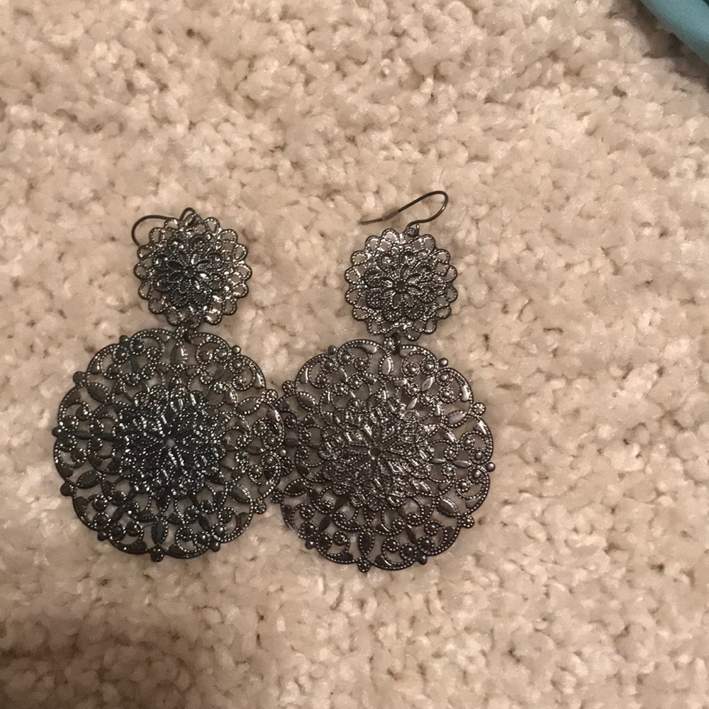 Silver earring